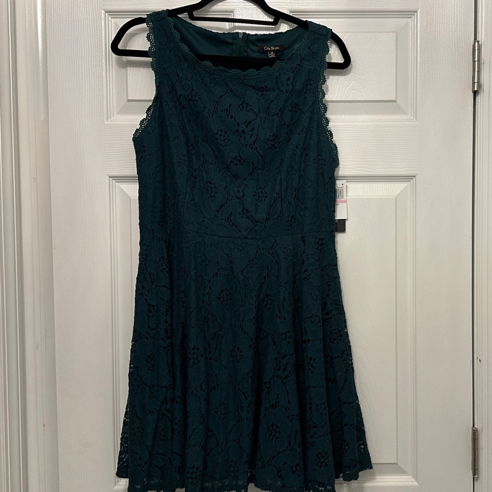 Elegant Winter Green Dress